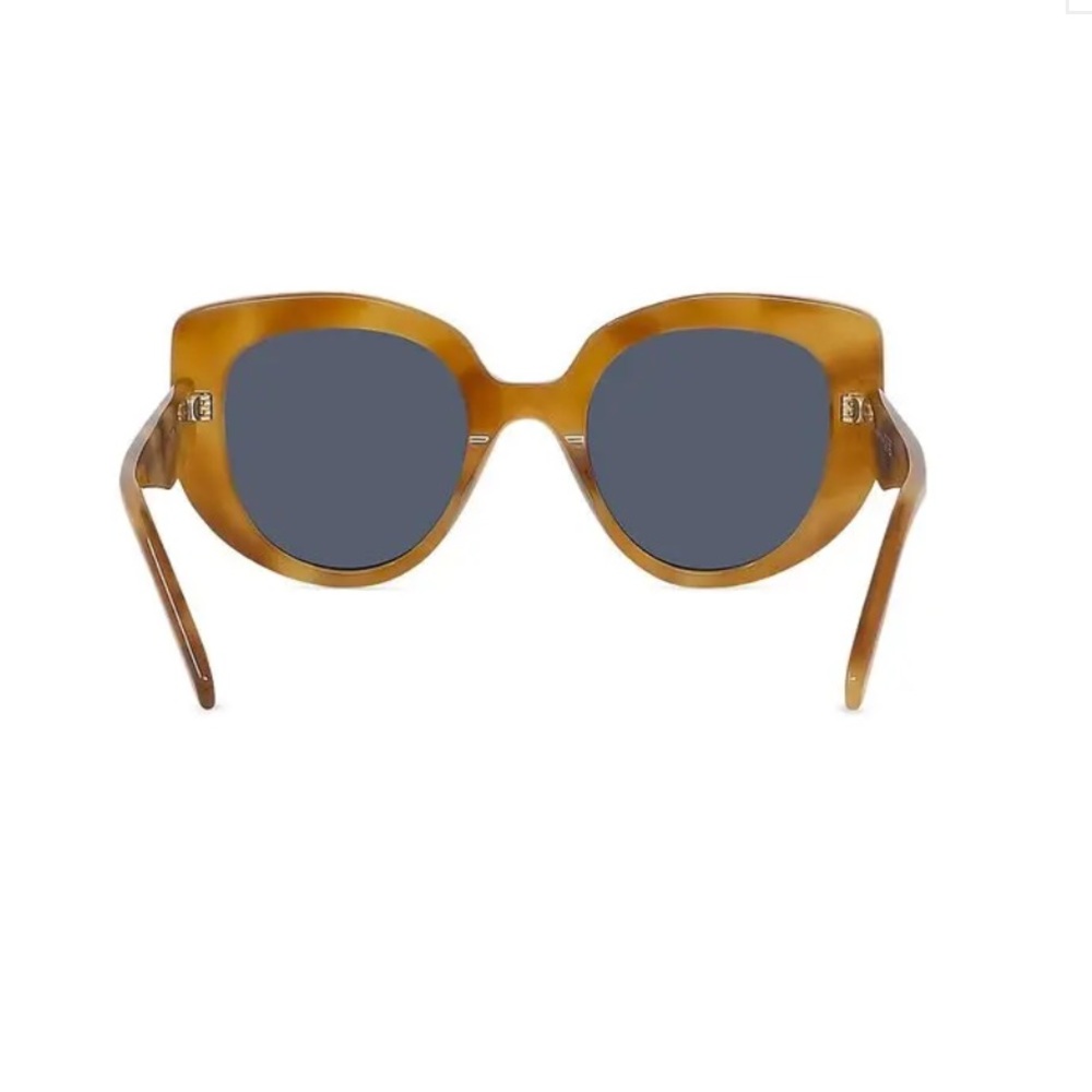 Loewe Curvy Butterfly Sunglasses - color blonde Havana new with case/lens cloth - Picture 3 of 8